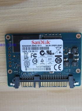 SANDISK/闪迪 半高 SATA3 64G 120G 128G  串口 SSD 固态硬盘 MLC