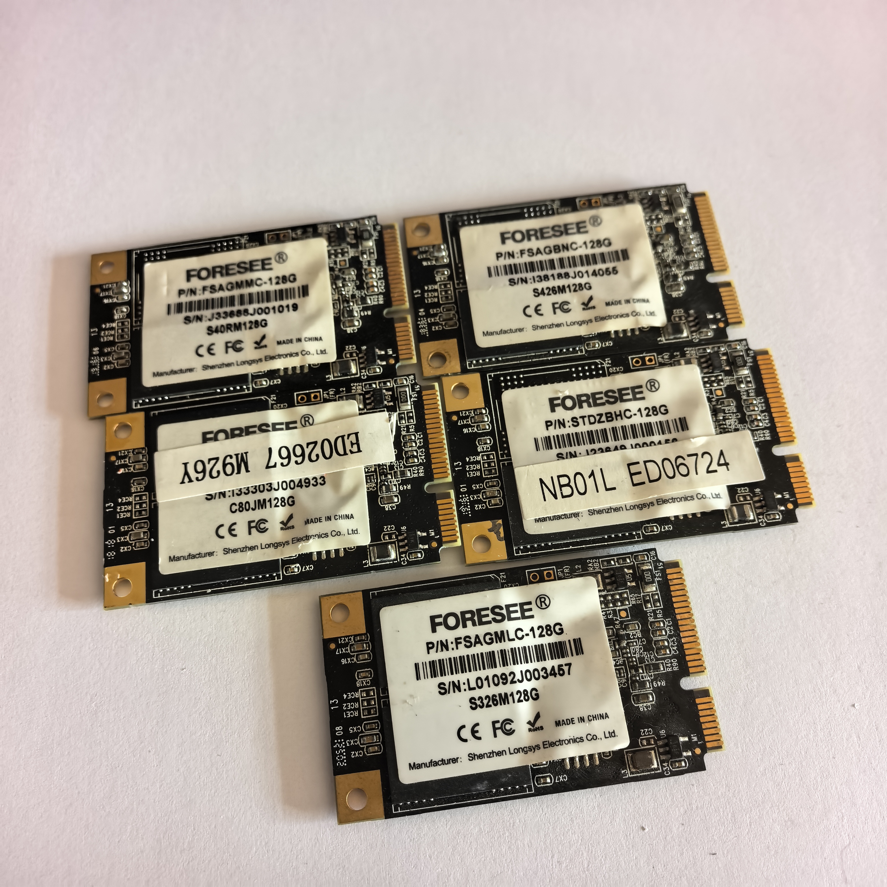 江波龙 FORESEE MSATA 128G 256G 512G SSD 固态硬盘 收银 POS