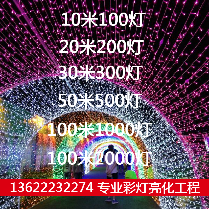 装饰满天星户外防水彩灯厂家直销