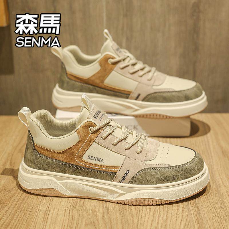 森马男鞋2026新款冬季百搭高级感运动鞋子男款厚底男士休闲板鞋W