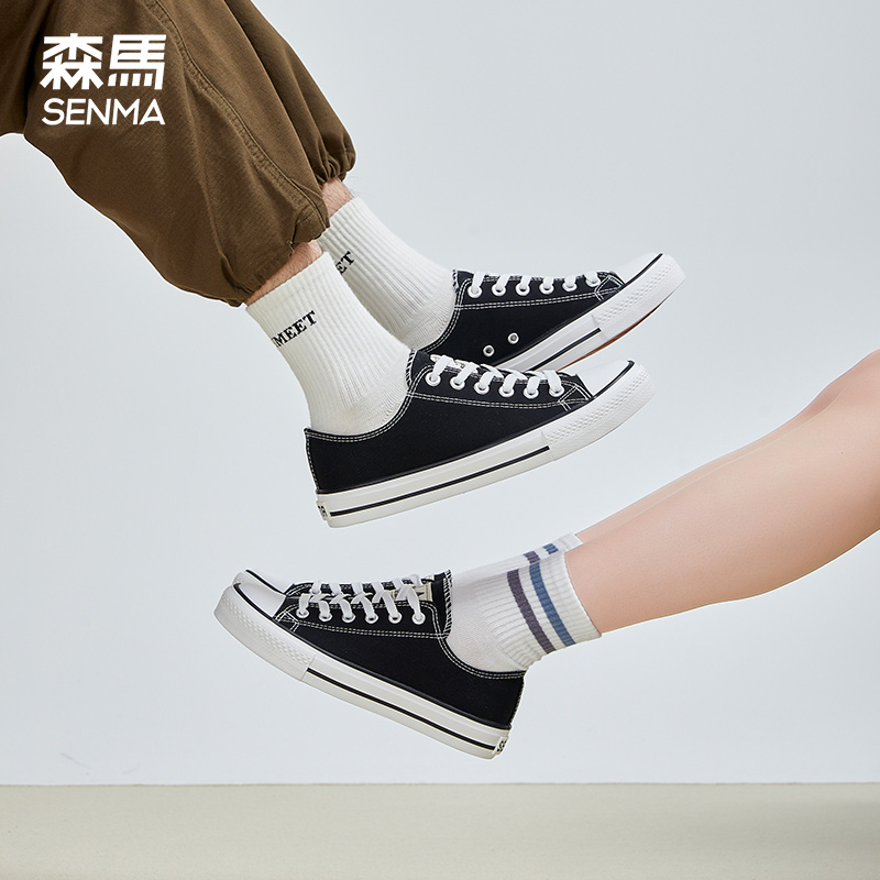 森马韩版软底轻便帆布鞋