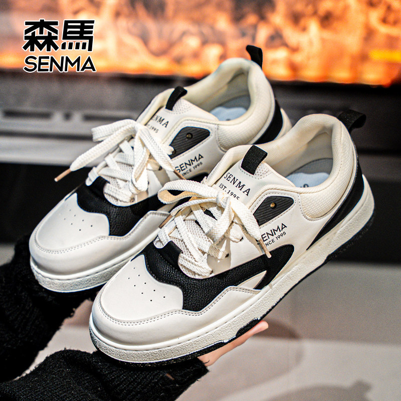 森马厚底板鞋男2026新款今年流行爆款运动鞋ins潮百搭小众休闲鞋