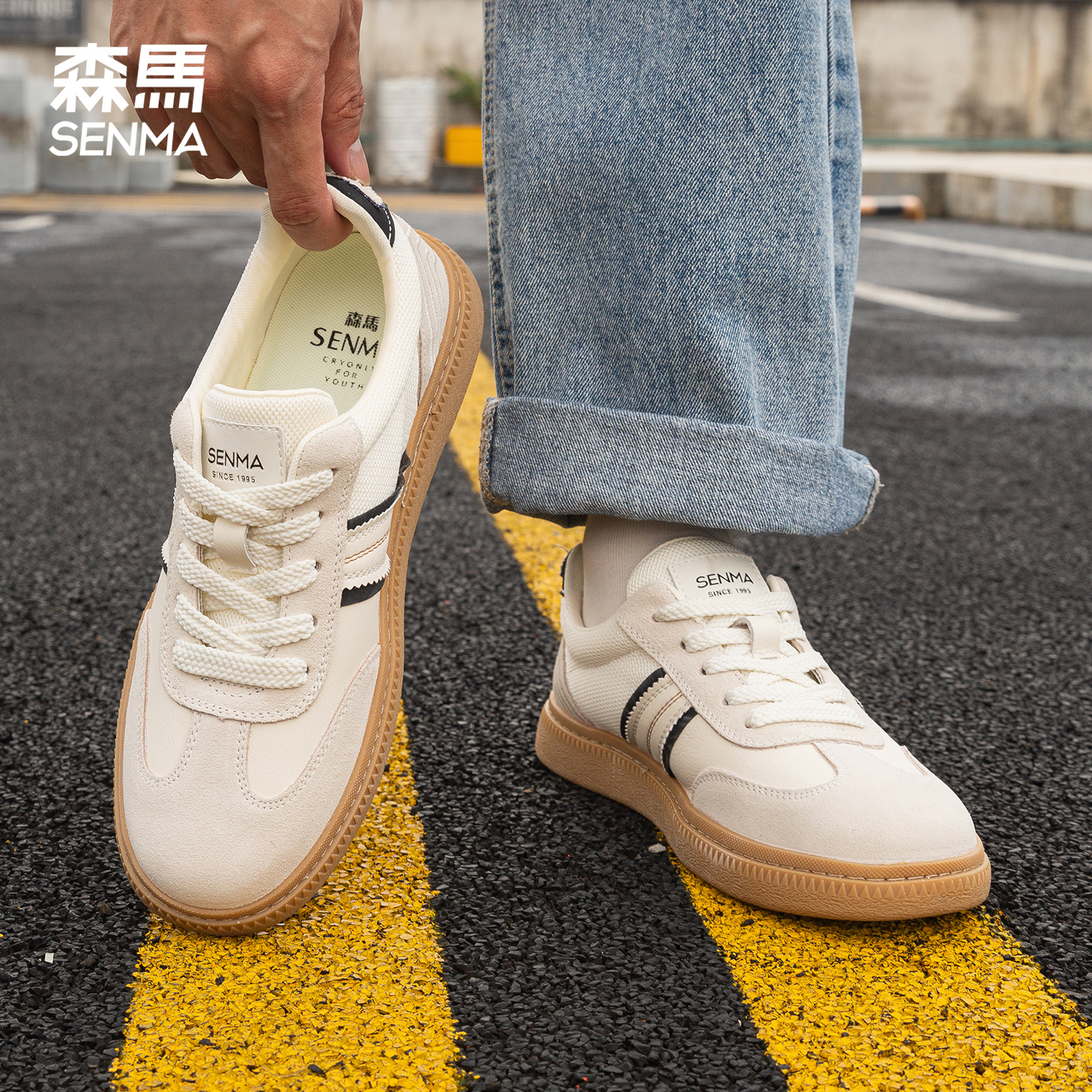 森马帆布鞋男时尚学生板鞋