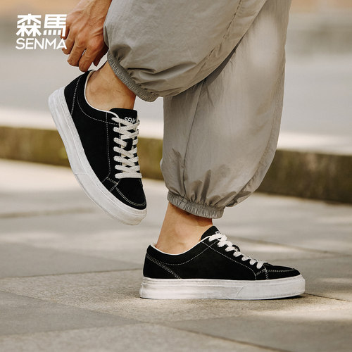 森马板鞋男生休闲鞋子