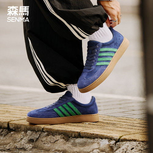 森马平底休闲德训鞋男