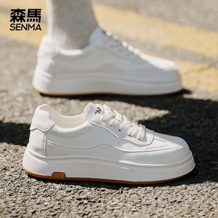 森马小白鞋女款2025新款秋季初中生ins百搭小众白色板鞋休闲鞋