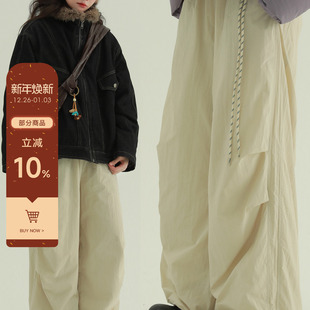 休闲简约百搭户外阔腿裤 原创加绒防水防风冲锋裤 软绵 稀有RARE