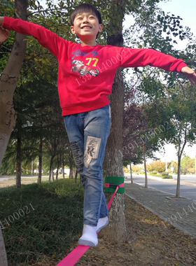 花式扁带出口德国极限运动走扁带 slackline走软绳套装平衡训练