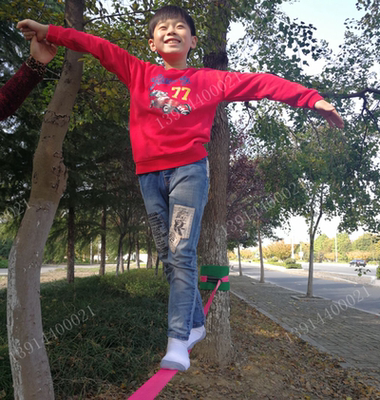 花式扁带出口德国极限运动走扁带 slackline走软绳套装平衡训练