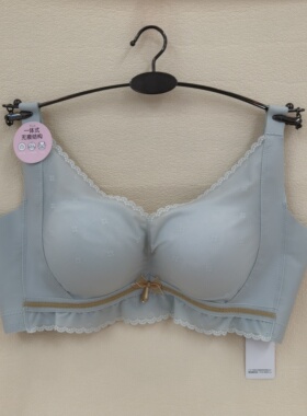 水晶伴侣9522 B杯中薄舒适无钢圈聚拢无侧骨上托不跑位侧收内衣