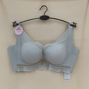 水晶伴侣9522 B杯中薄舒适无钢圈聚拢无侧骨上托不跑位侧收内衣