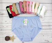 包邮 雅岱莉613妈妈裤 纯棉高腰超舒适女士三角内裤 6条 4XL