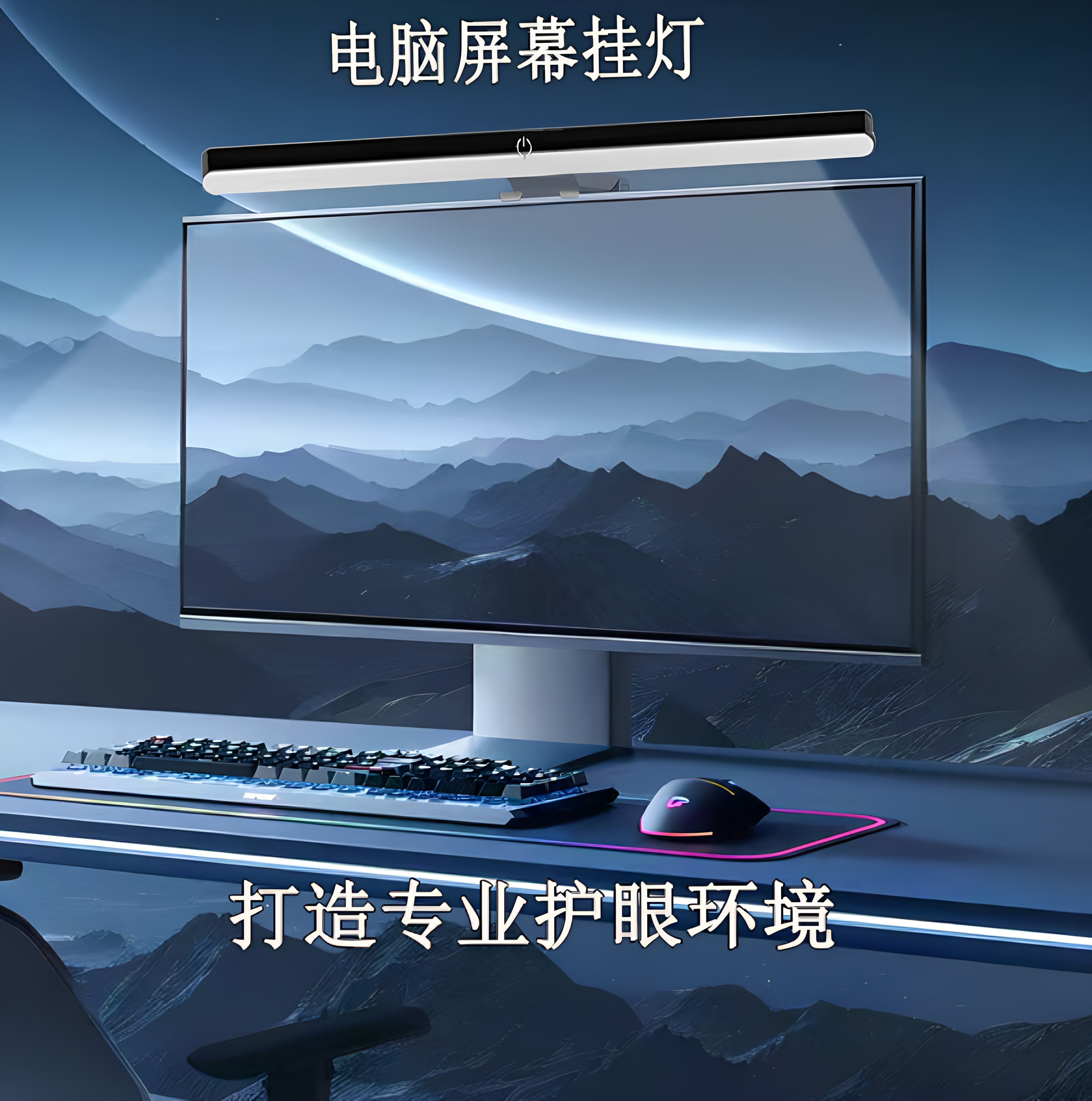 LED屏幕挂灯显示器护眼灯US屏幕灯