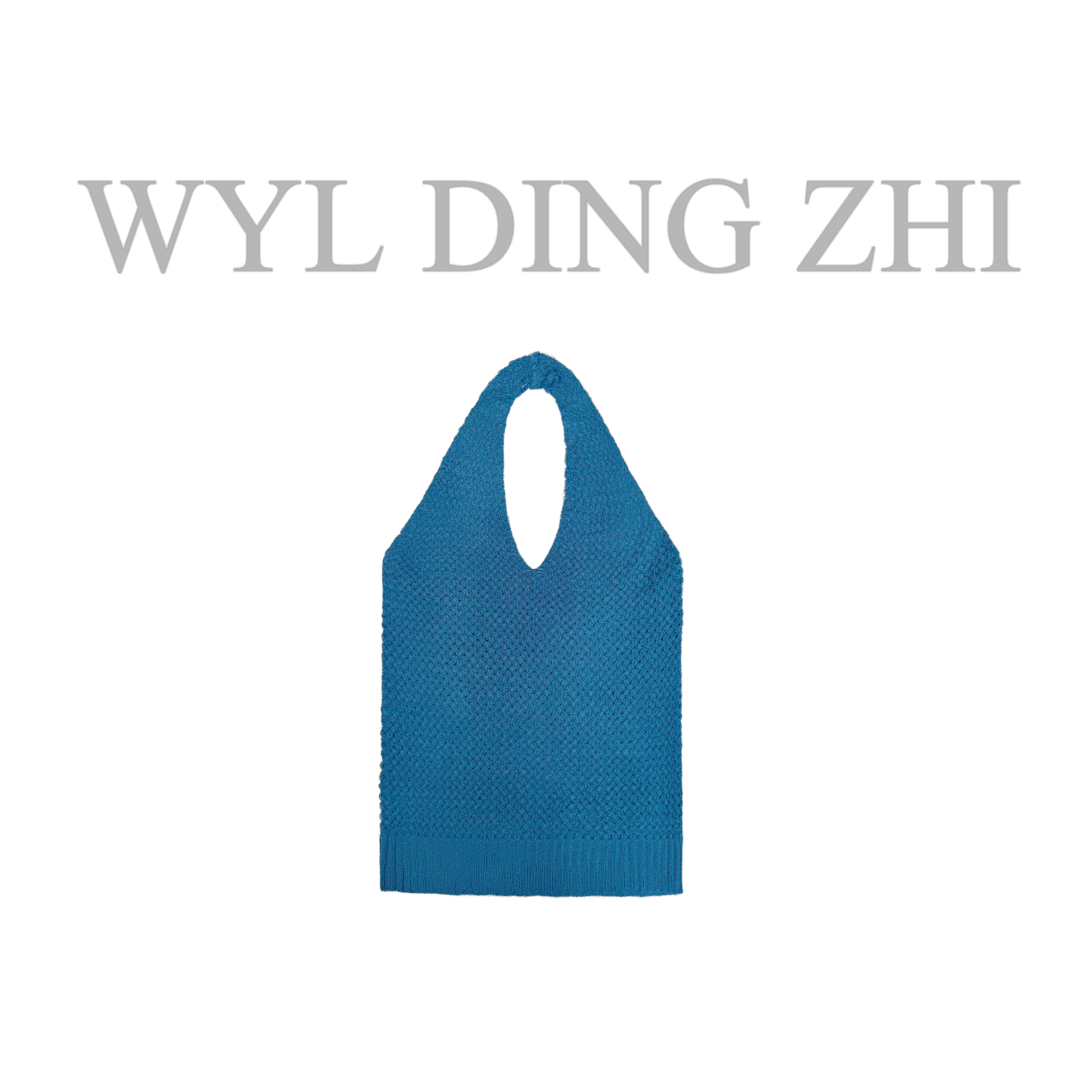 大雯子 叁吉复 古港风辣妹针织吊带背心女外穿高级感无袖露背上衣