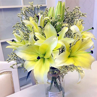 【基地发】香水百合花水养鲜切花花束云南基地直发同城速递玫瑰花
