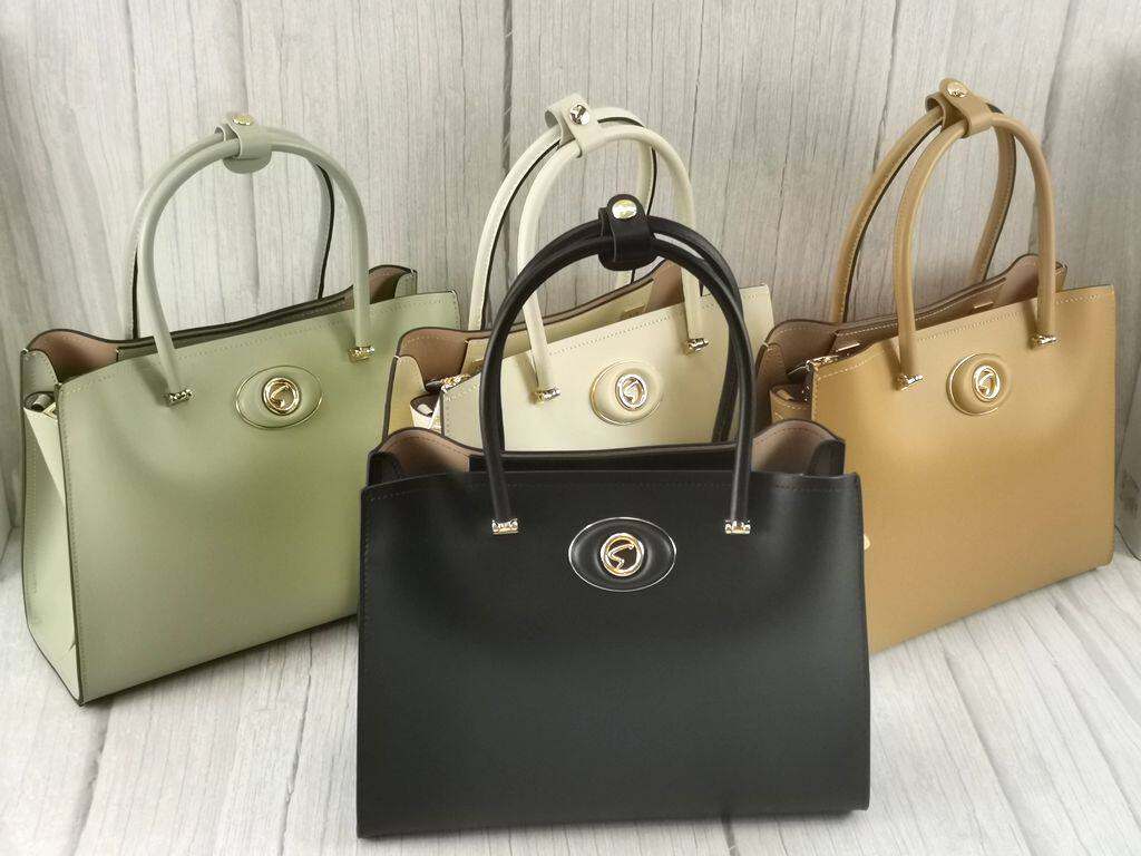 SATCHI沙驰女包新品百搭牛皮手提单肩斜挎包SA1002-1H-1W-1G-1Y