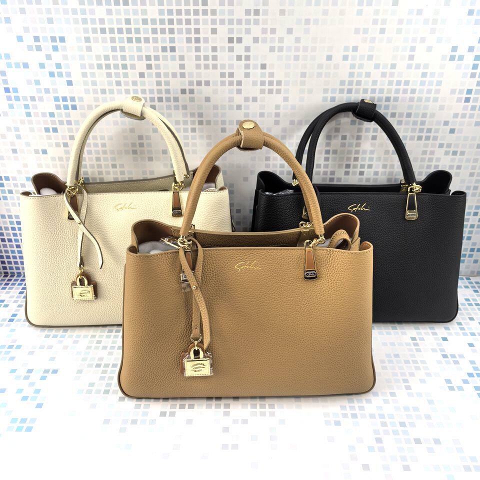 25新款SATCHI沙驰女包牛皮手提包时尚单肩斜挎包SG0902-2H-2Y-2W