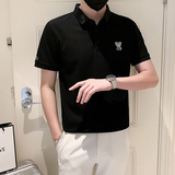 2024夏装男新品抖音直播爆版短袖POLO常规版型男D326-16901P55，男装Polo衫，星座1101
