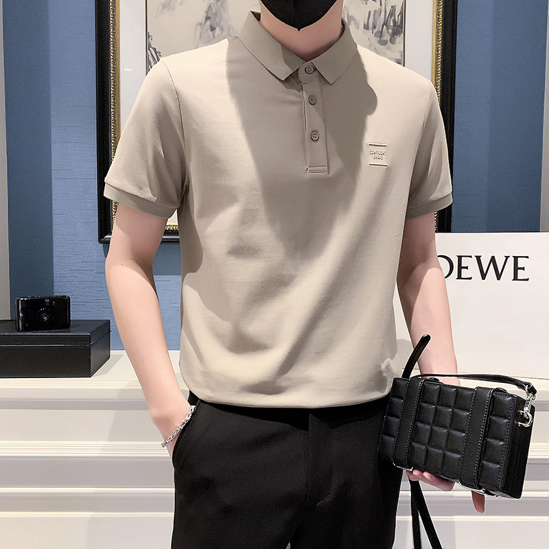 2024春夏男打底衫短袖上衣POLO衫抖音贴标男D326-16935P55,男装T恤,星座1101