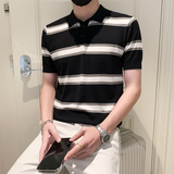 2024夏装男新品抖音直播爆版短袖POLO常规版型男D326-16953P58，男装Polo衫，星座1101