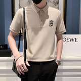 2024夏装男新品抖音直播爆版短袖POLO常规版型男D326-16898P55，男装Polo衫，星座1101