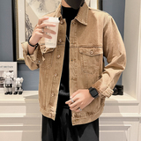秋冬水洗牛仔外套夹克抖音直播高品质男上衣D326-1BK009P135，男装夹克，星座1101