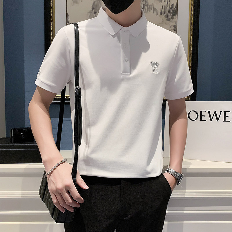 2024夏装男新品抖音直播爆版短袖POLO常规版型男D326-16901P55,男装Polo衫,星座1101