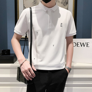 2024夏装男新品抖音直播爆版短袖POLO常规版型男 D326-1 6902P55图片