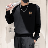 2024秋冬男新款韩版印花上衣打底衫青少年卫衣D326-11215P68控98，男装卫衣，星座1101