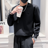 22秋冬男新款韩版刺绣上衣打底衫青少年卫衣D326-11273P58控78，男装卫衣，星座1101