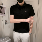 2023夏装男印花POLO新款社会小伙短袖潮男POLO衫D326-16815P55，男装Polo衫，星座1101