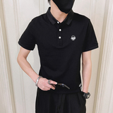 2024夏装新品精神小伙短袖POLO衫无头风刺绣POLOD326-19001P55，男装Polo衫，星座1101
