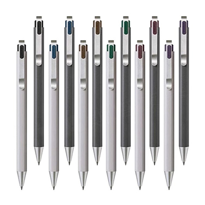 日本樱花进口限定波晒ballsign id按动式中性笔复古水笔商务办公