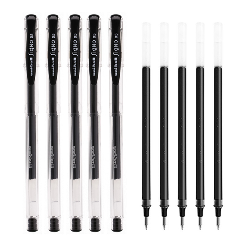 日本三菱中性笔um100多支黑色