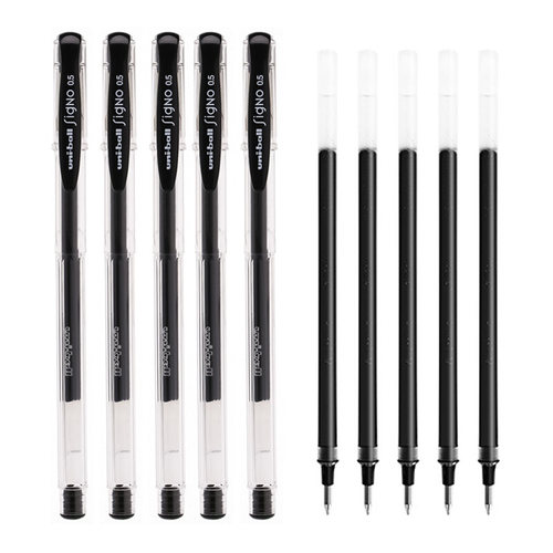 日本三菱中性笔um100多支黑色