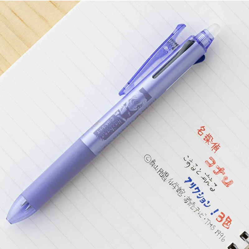 日本kadokawa限定百乐联名名侦探柯南 怪盗基德三色可擦中性笔