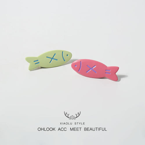 小鹿姐姐可爱糖果色小鱼