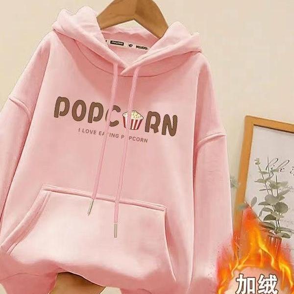 女童卫衣2024新款加绒加厚