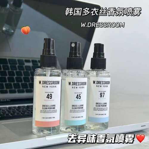 金晨推荐！韩国W.DRESSROOM多衣丝香氛衣物除味喷雾清新去异味