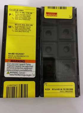 880-08 05 W10H-P-LM 4324山特刀片CoroDrill 880正品进口原装刀