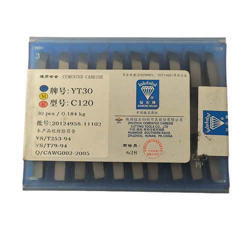 株洲钻石硬质合金焊接刀头YT30 C120正品库存特价老货