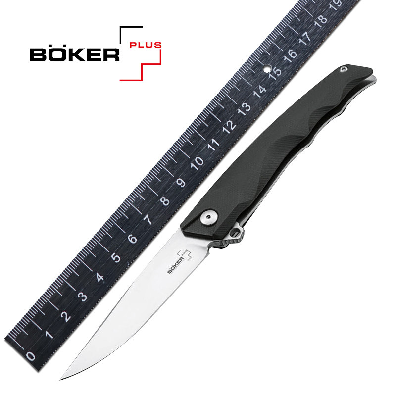 德国boker博克刀户外工具刀随身便携迷你折刀高硬度锋利D2水果刀