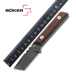 德国boker博克进口户外多用直刀野外探险防身工具刀高硬度小直刀