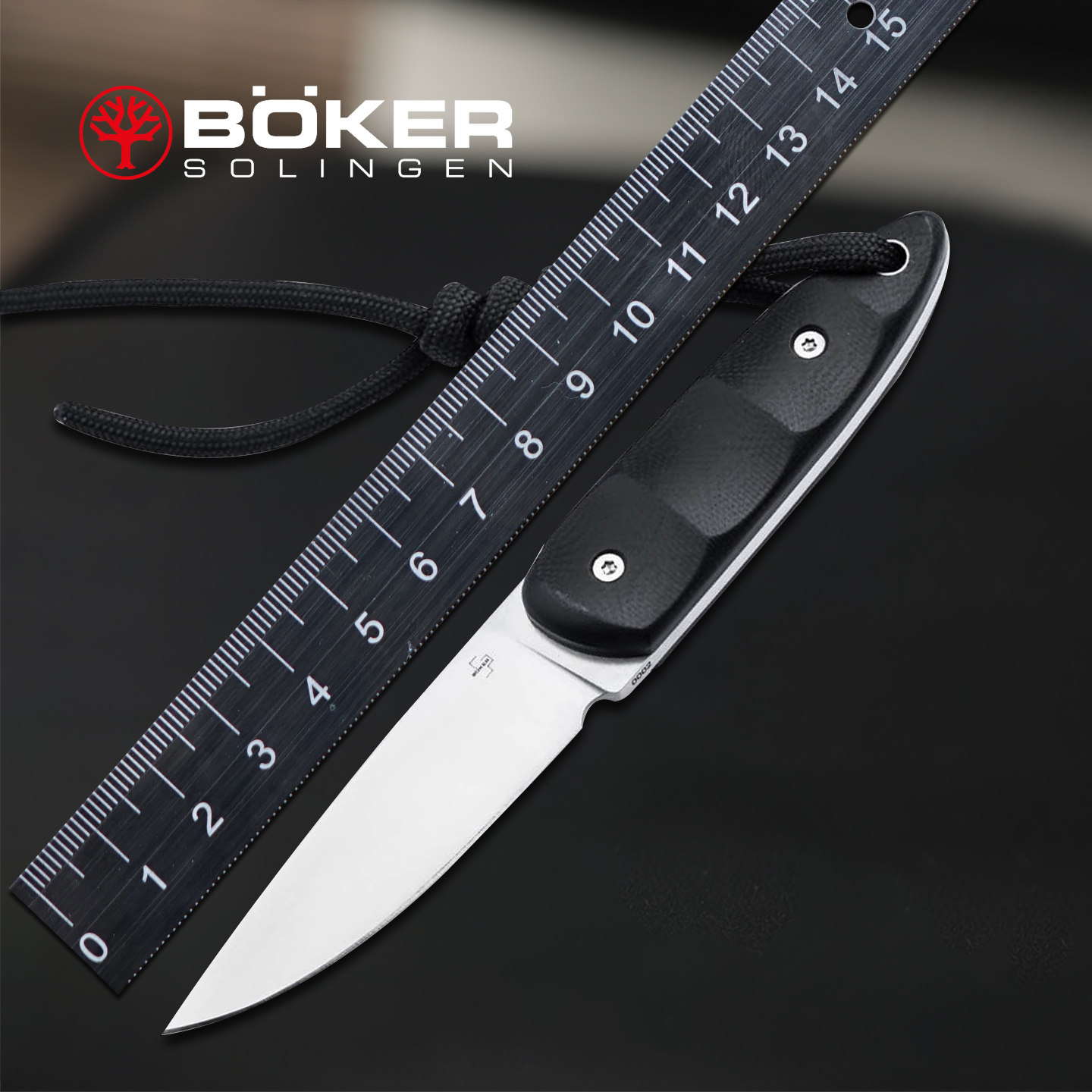 德国进口boker博克随身便携户外小直刀野外探险露营多用途工具刀