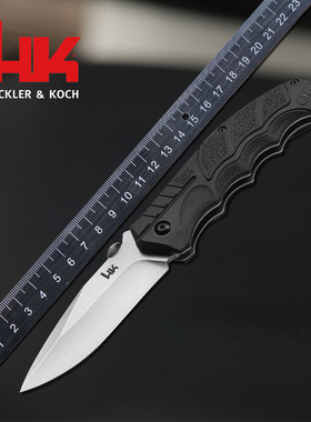 德国进口Heckler＆Boker合作款户外随身便携折叠刀D2高硬度工具刀