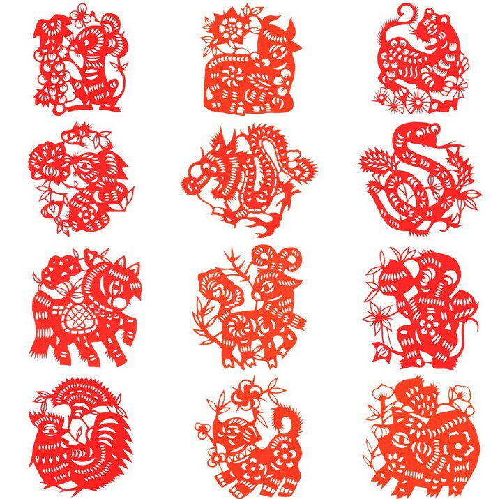 生日报纸 创意送男女朋友恋人同事长辈生日礼物 配件四生肖卡片