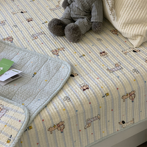 韩国大鹅纯棉床盖150X200防滑