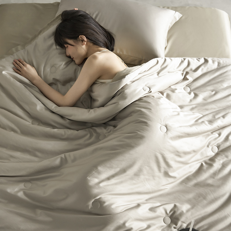 高端天丝棉春秋被单双人大豆被