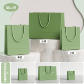 服装 手提袋子白卡纸袋定制印logo 店用礼品袋高级感美容院饰品包装