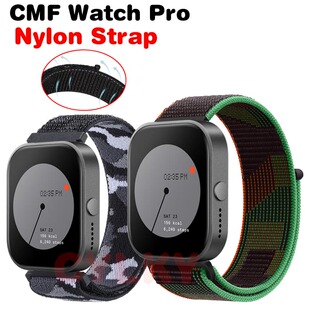 适用CMF Watch Pro2表带尼龙织物编织腕带透气亲肤个性潮流替换带